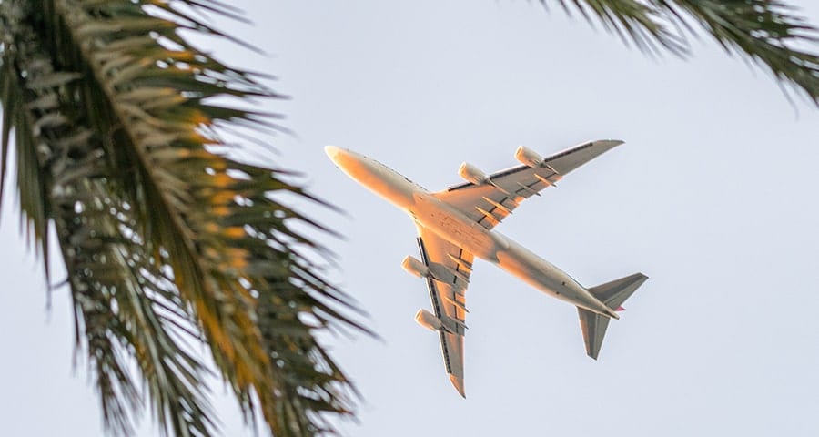 Directions to Orchid Island Vero Beach Plane flying overhead