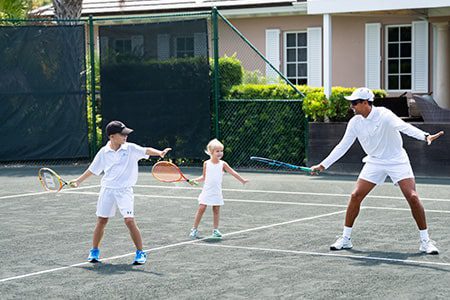 Tennis Lessons Tennis lessons at the Tennis Courts